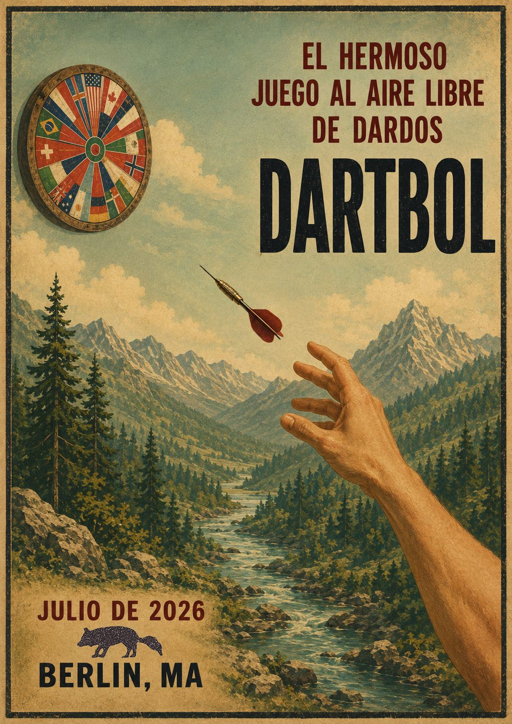 The Beautiful Outdoor Game (of Darts)